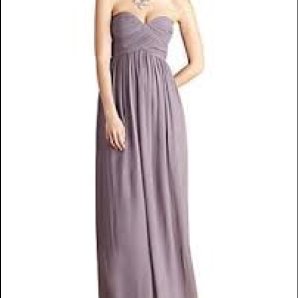 donna morgan lavender dress